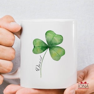 Personalized Shamrock Coffee Mug: Lucky Irish Gift bild 8