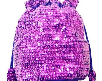 Sequin Purse PURPLE #SP23