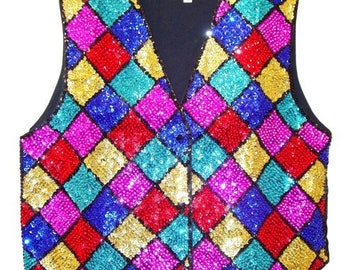 Sequin Vest MOSAIC SQUARE for Kids (up to 6 year old)