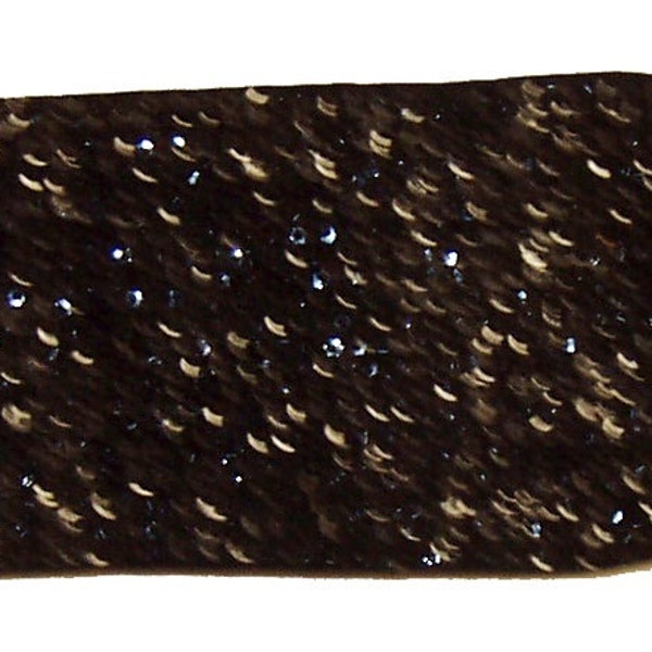 Sequin Cummerbund Belt BLACK