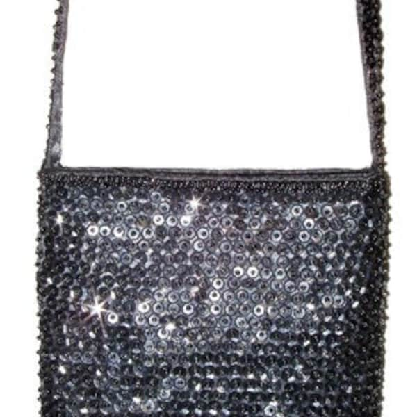 Sequin Purse BLACK