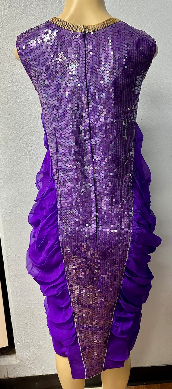 Bright purple flowing gown | Purple prom dress, Prom dresses long, A line  prom dresses