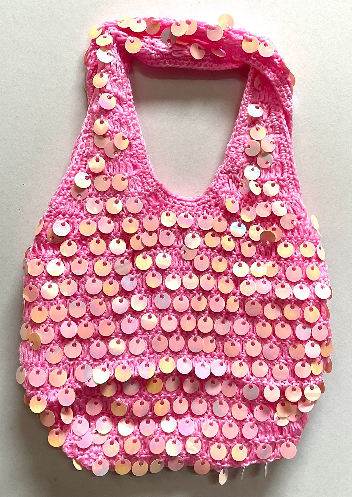 Handmade Glass Sequins / Beads Ladies Handbag / Purse - Pink Diamonds –  currypeepal