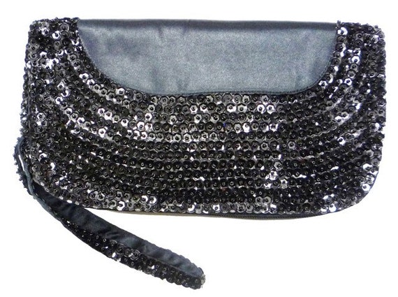 Black Sequin Flapper Roaring 20s Costume Accessory Hand Bag Purse | Michaels