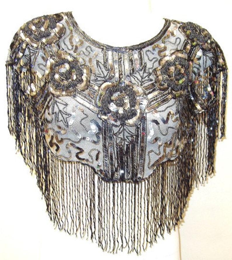 sequin shawl wrap