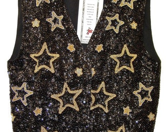 Sequin Vest STARRY NIGHTS