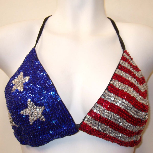 American Flag BIkini Swimsuit 2-pc Set 446009