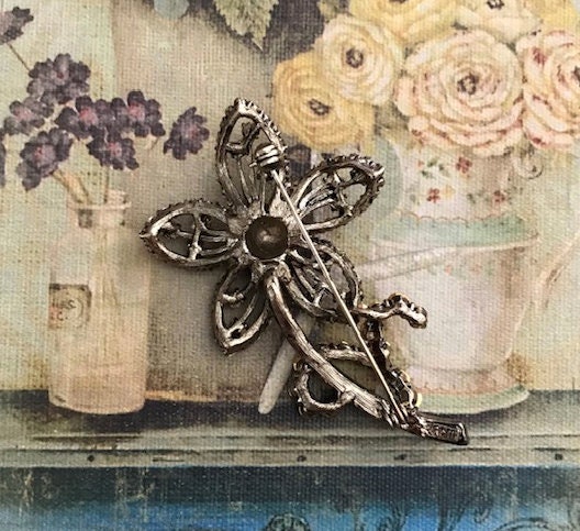 Vintage Rhinestone Brooch, Vintage Victorian Brooch, Vintage Vintage Rhinestone Brooch, Vintage Victorian Brooch, Vintage