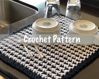 Houndstooth Drying Mat Pattern, Drying Mat, Produce Drying Mat, Beginner PDF Pattern