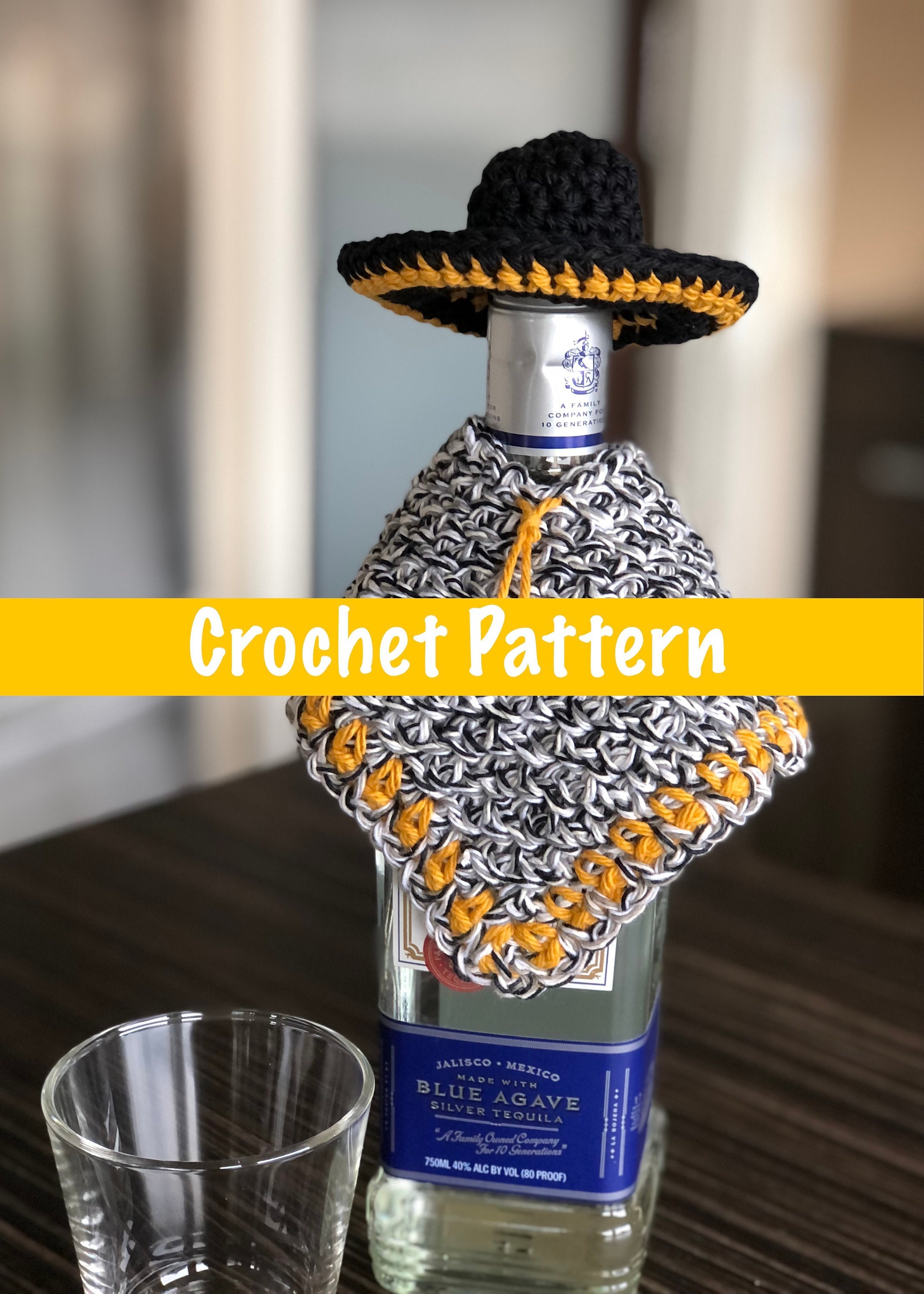Mini Sombrero and Poncho Pattern 