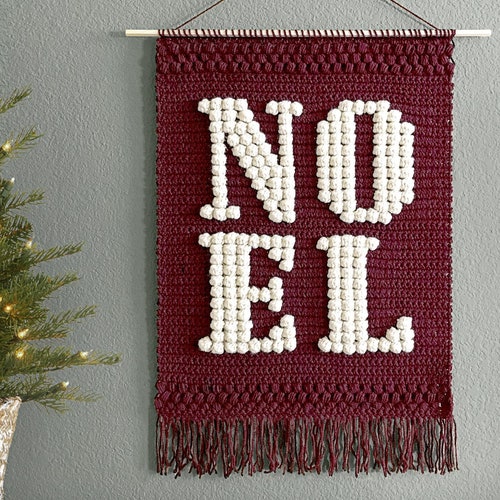 Crochet Christmas Tree Wall Hanging Pattern Christmas Etsy