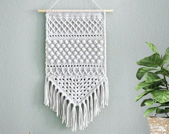 Crochet Wall Hanging Pattern • Macrochet Wall Hanging • PDF pattern • Wall Hanging Crochet Pattern