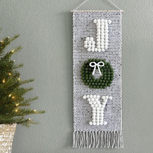 Crochet Christmas Tree Wall Hanging Pattern Christmas Etsy