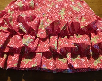 Girls size 6 Christmas Ra-Ra Skirt