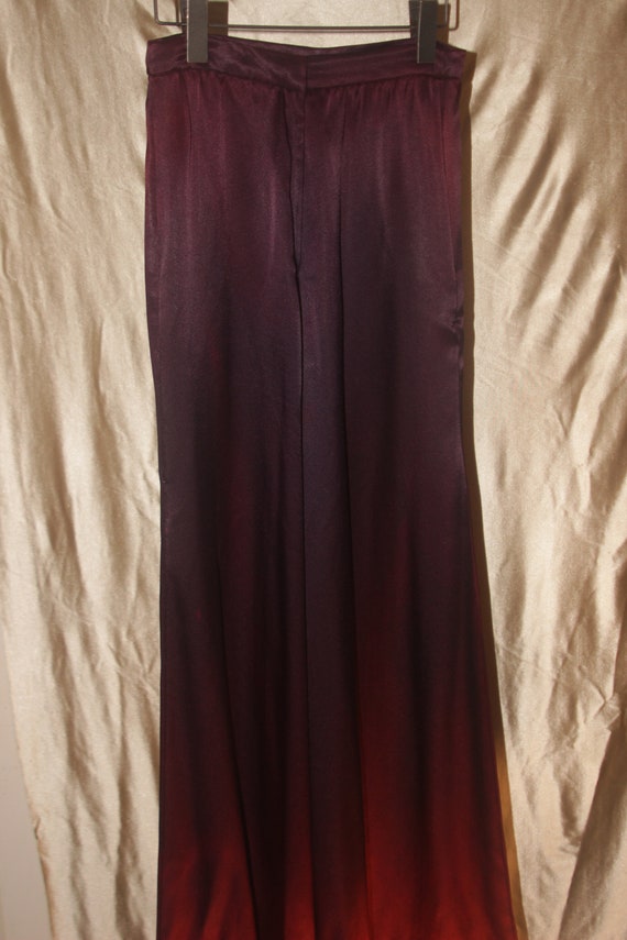 Purple Sunset Ombre Lounge Bell Bottoms - image 3