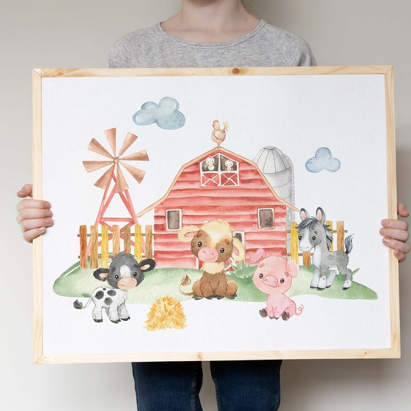 Farm Animals Nursery - Etsy