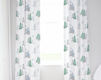 Woodland Curtains Etsy
