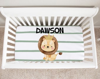 lion crib sheets