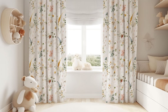Floral blackout curtains deals