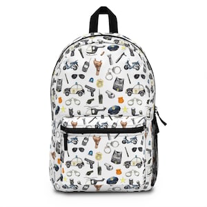 Police Backpack, sac à dos scolaire pour tout-petits, sac à dos pour enfants, sac à dos préscolaire, cartable pour garçons, cartable pour la rentrée scolaire, sac à dos pour garçons - LiP