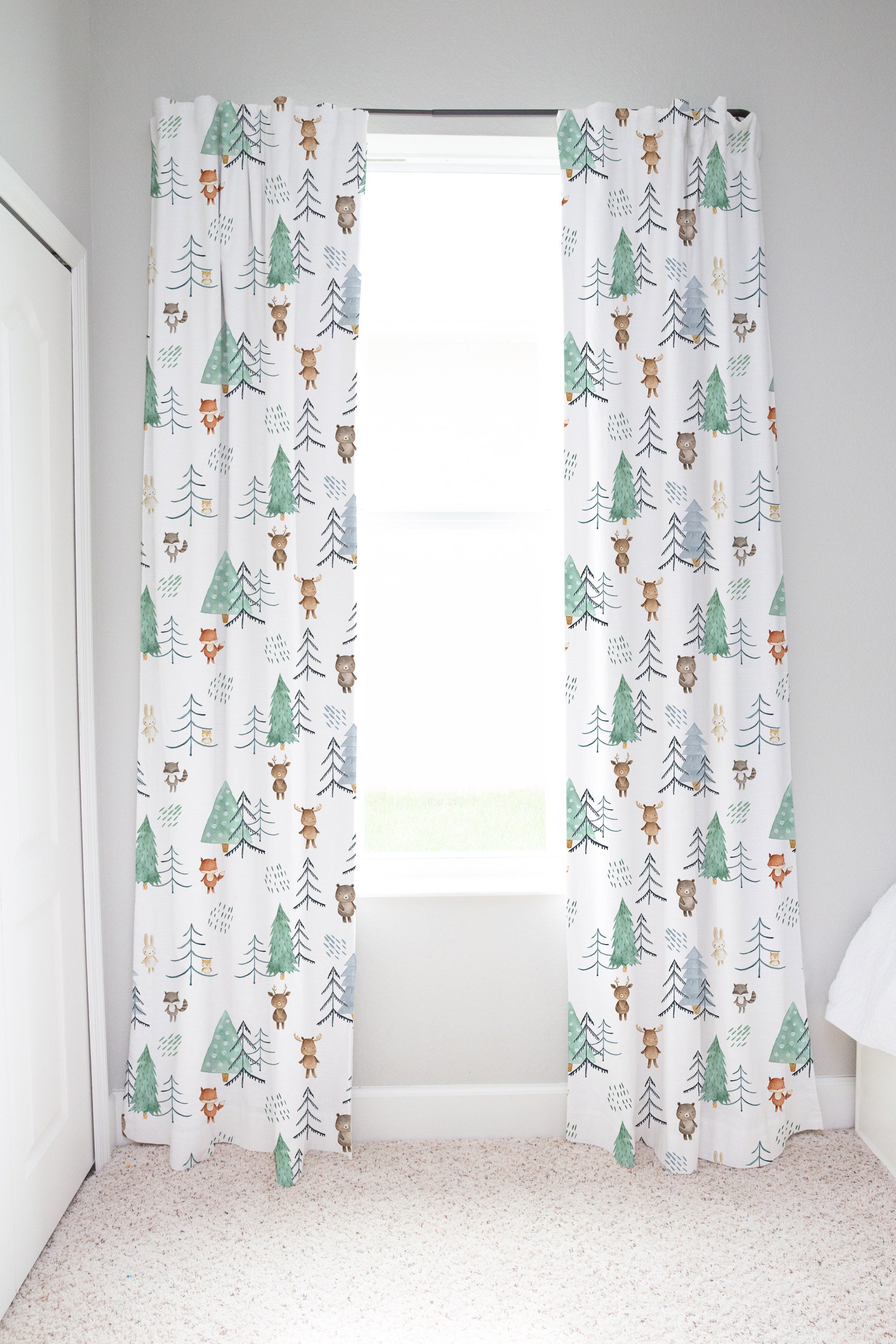 Buy Woodland Animals Curtain Single Panel Forest Nursery Decor Online in India - Etsy Buy Woodland Animals Curtain Single Panel Forest Nursery Decor Online in India - Etsy