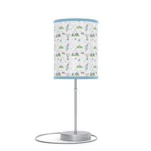 Golf baby lamp, Kids night light, Golf boy room decor, Sports nursery decor, Golfer boy lamp, Golfing lamp, Boys room lamp - Little golfer