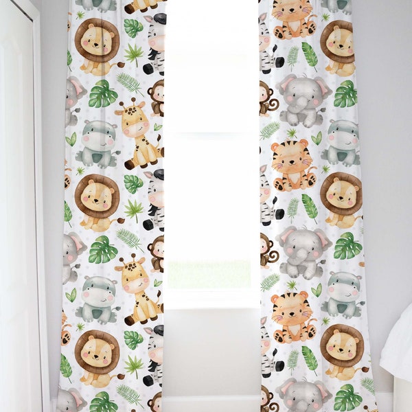 Jungle Curtains Etsy