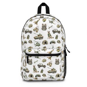 Military Boys Backpack, Army Backpack for Boys, Military Baby Gifts boy, Armed Forces Bookbag, Preschool Backpack, Back to School Gifts -