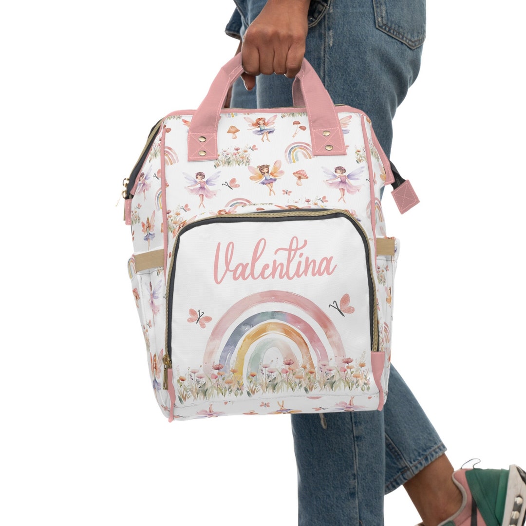 Dragon Lily Noir Multi-Function Diaper Backpack/Diaper Bag