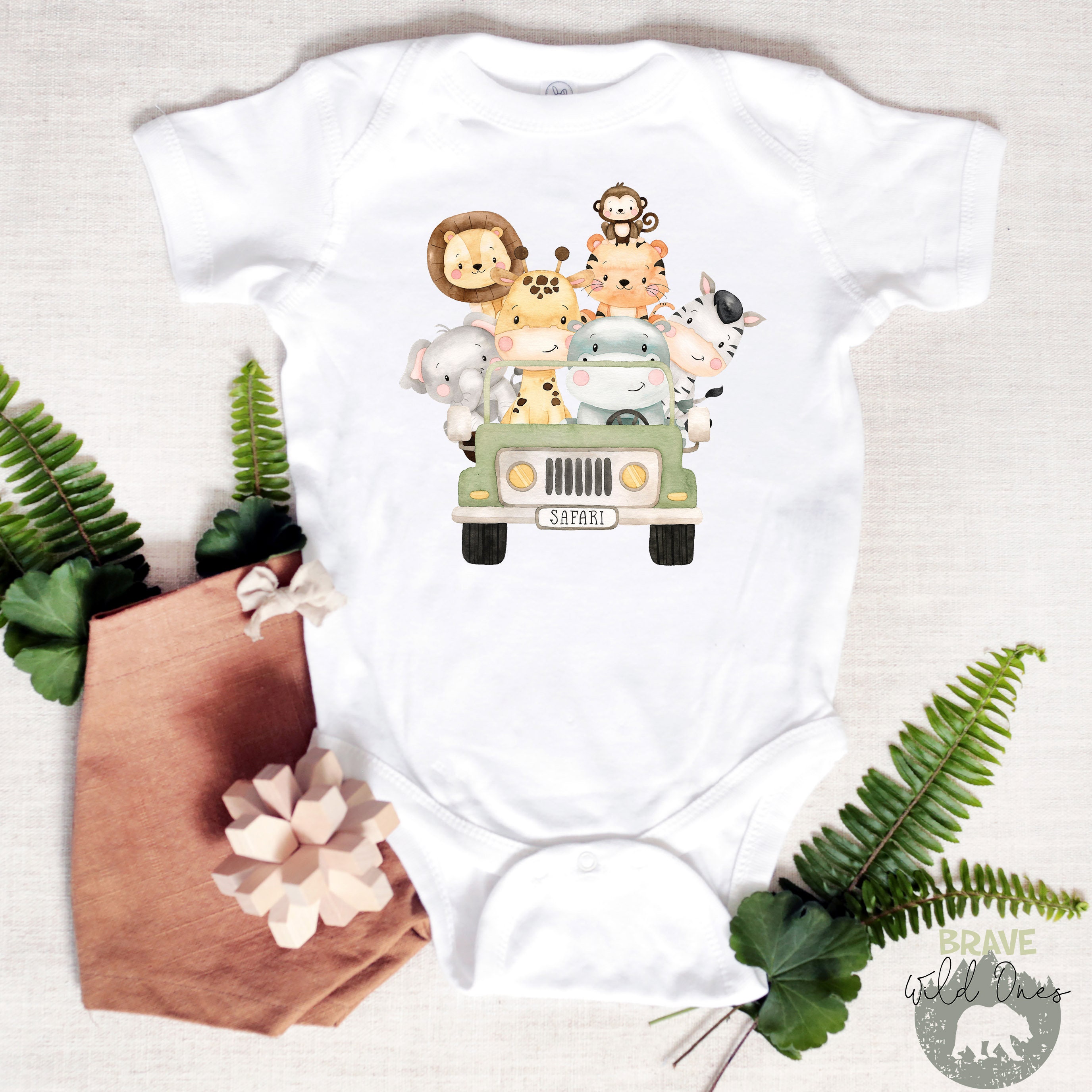 baby boy safari shirt