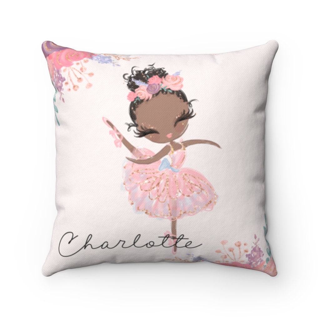 Personalized Ballerina pillow Ballet nursery decor Ballerina | Etsy