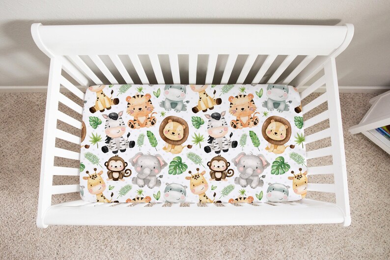 baby animal nursery bedding