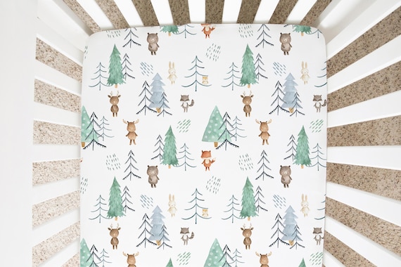 Pine tree store crib sheet