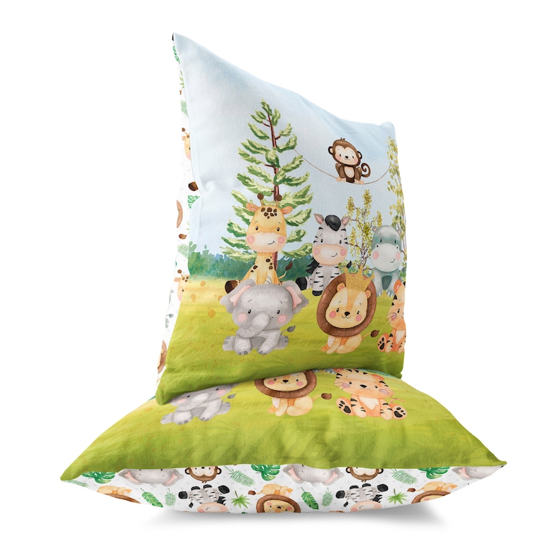 Safari Nursery Pillow Safari Throw Pillow Boys Room Pillow Etsy