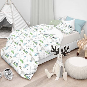 Boys Sports Bedding Etsy