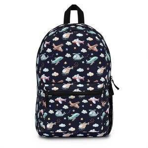 Airplanes Backpack, Plane bookbag for kids, Preschool bag, Plane backpack for kids, Boys school Backpack, Back to school gift, Kids backpack
