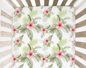 hibiscus crib bedding