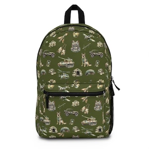 Military Army Backpack, Tactical School Bag, Soldier Rucksack, Army Backpack Gifts for son or Boys, Army baby Gift, Armed Forces Bookbag -