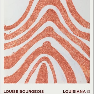 Louise Bourgeois, Disemetría, Cartel original de la exposición en el museo