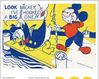 Roy Lichtenstein, Original Ausstellung Museumsplakat