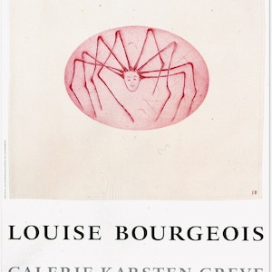 Louise Bourgeois, Original Exhibition Museum Poster