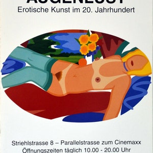 Tom Wesselmann, cartel original de la exposición del museo