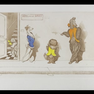 Boris O’Klein, Original Signed Etching