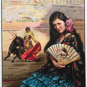 José Cros Estrems, Cartel Corrida Vintage, Cartel Original