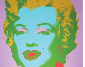 Andy Warhol Marilyn Munroe 1993 Original Exhibition Poster Print