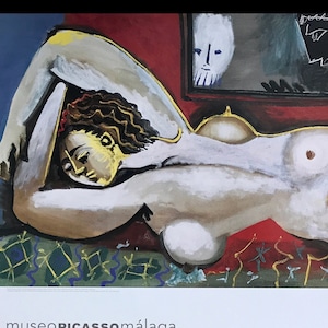 Pablo Picasso, Cartel original de la exposición del museo