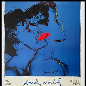 Andy Warhol, Querelle, cartel original de la exposición en el museo