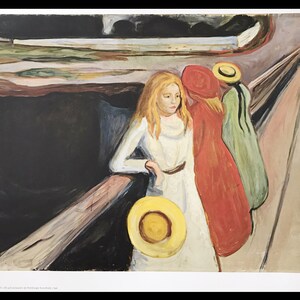 Edvard Munch, cartel original de la exposición del museo
