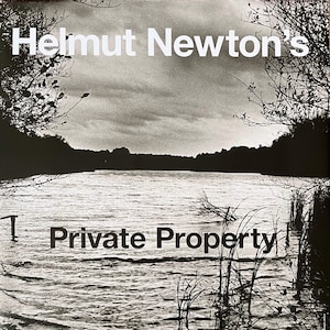 Helmut Newton, Private Property, Original Exhibition Museum Poster