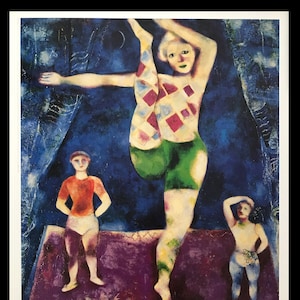 Marc Chagall, cartel original de la exposición en el museo